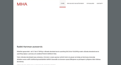 Desktop Screenshot of miha.cz