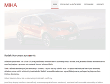 Tablet Screenshot of miha.cz